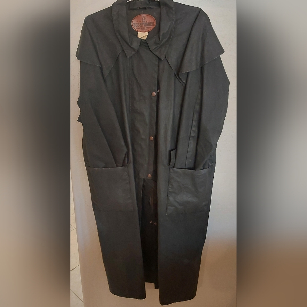 Men's Classic Black Field Coat